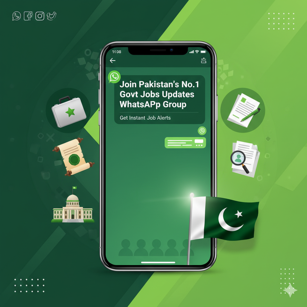 Government Job Whatsapp Group Link - Join Pakistan’s No.1 Govt Jobs Updates Community