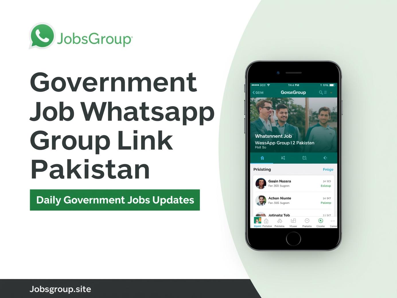 Government Job WhatsApp Group Link Pakistan – Daily Latest Government Jobs Updates