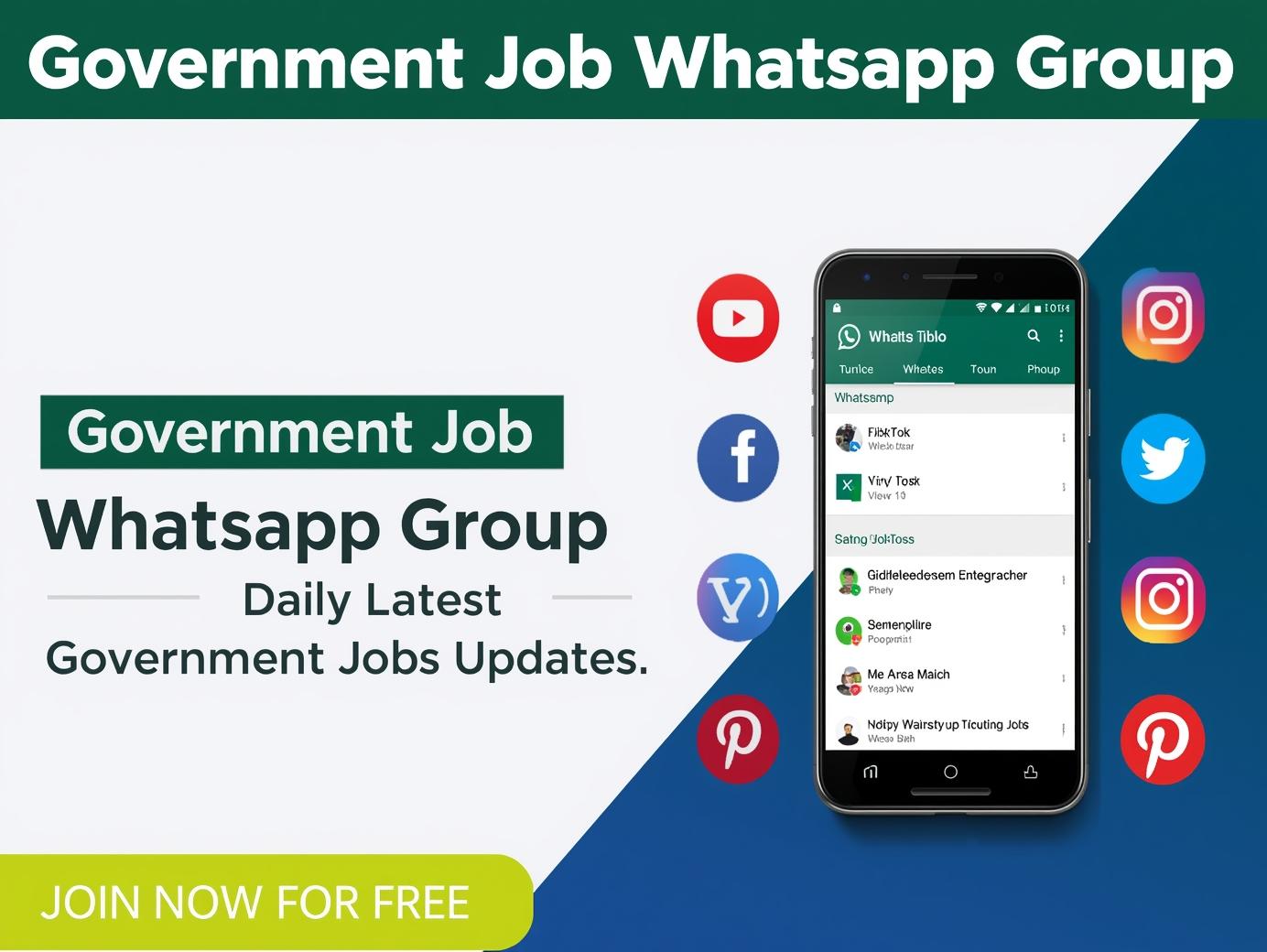 Government Job WhatsApp Group – Daily Latest Government Jobs Updates