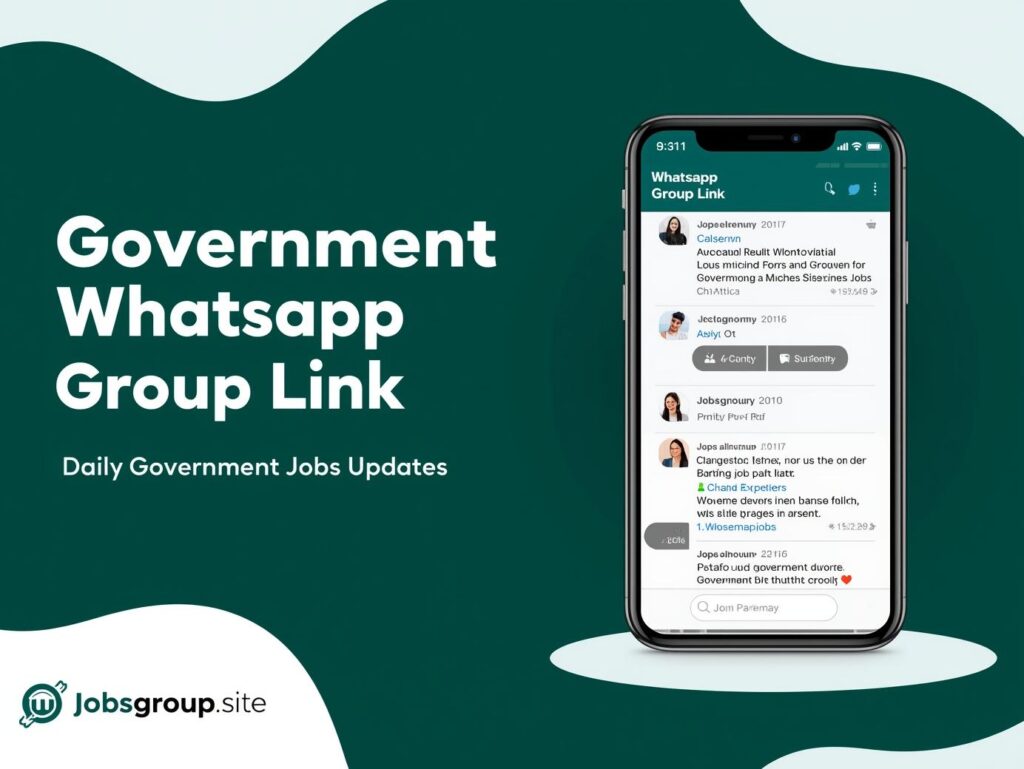 Government Jobs Alert WhatsApp Group Link – Daily Government Job Updates