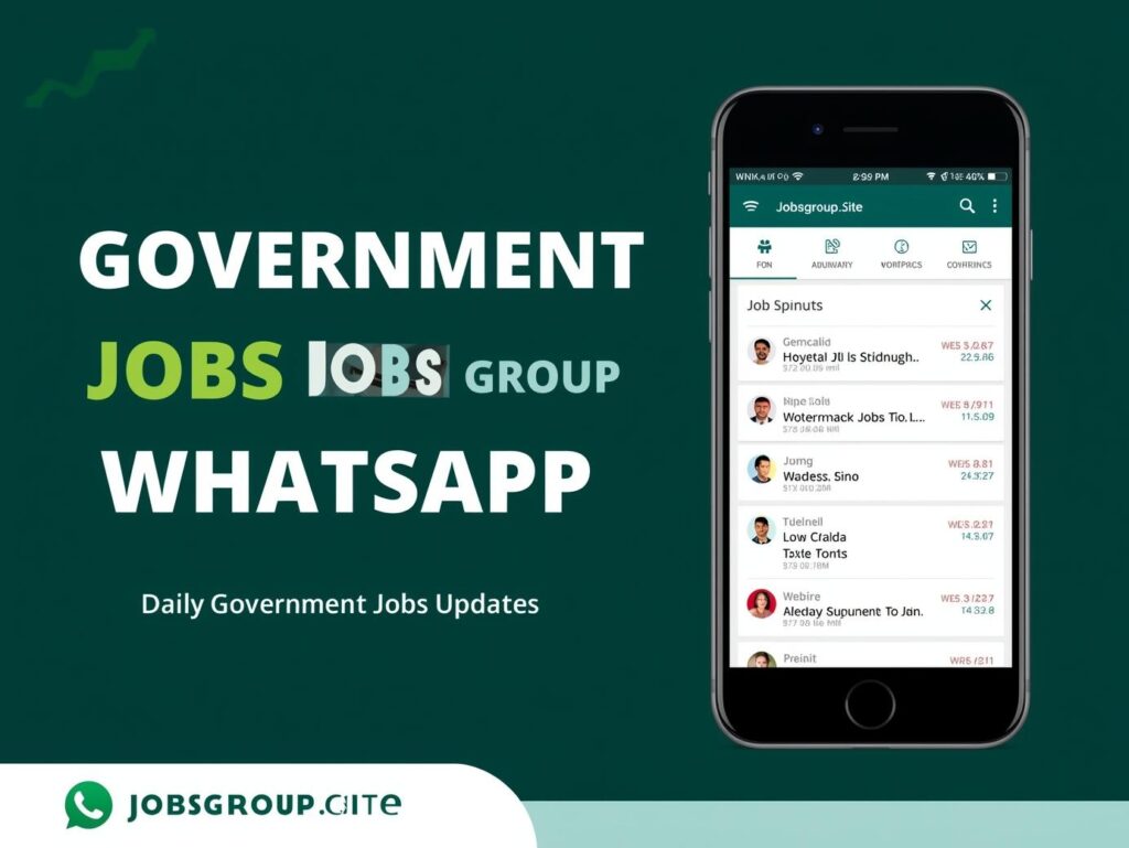 Government Jobs Group WhatsApp – Daily Government Jobs Updates