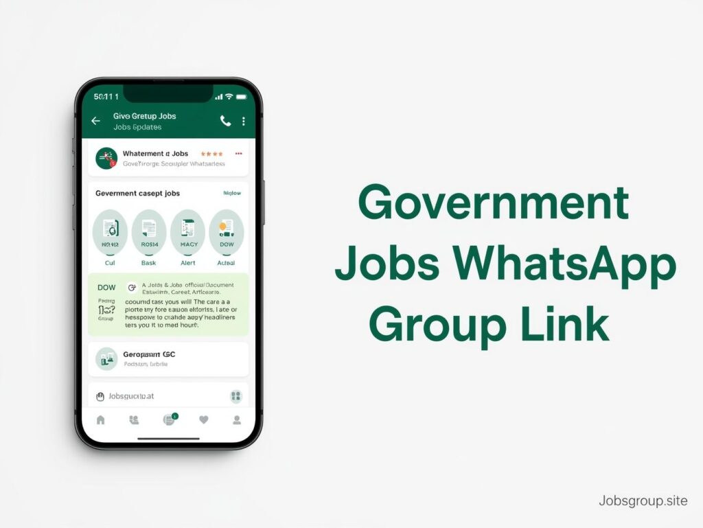 Government Jobs WhatsApp Group Link – Daily Job Updates in Pakistan