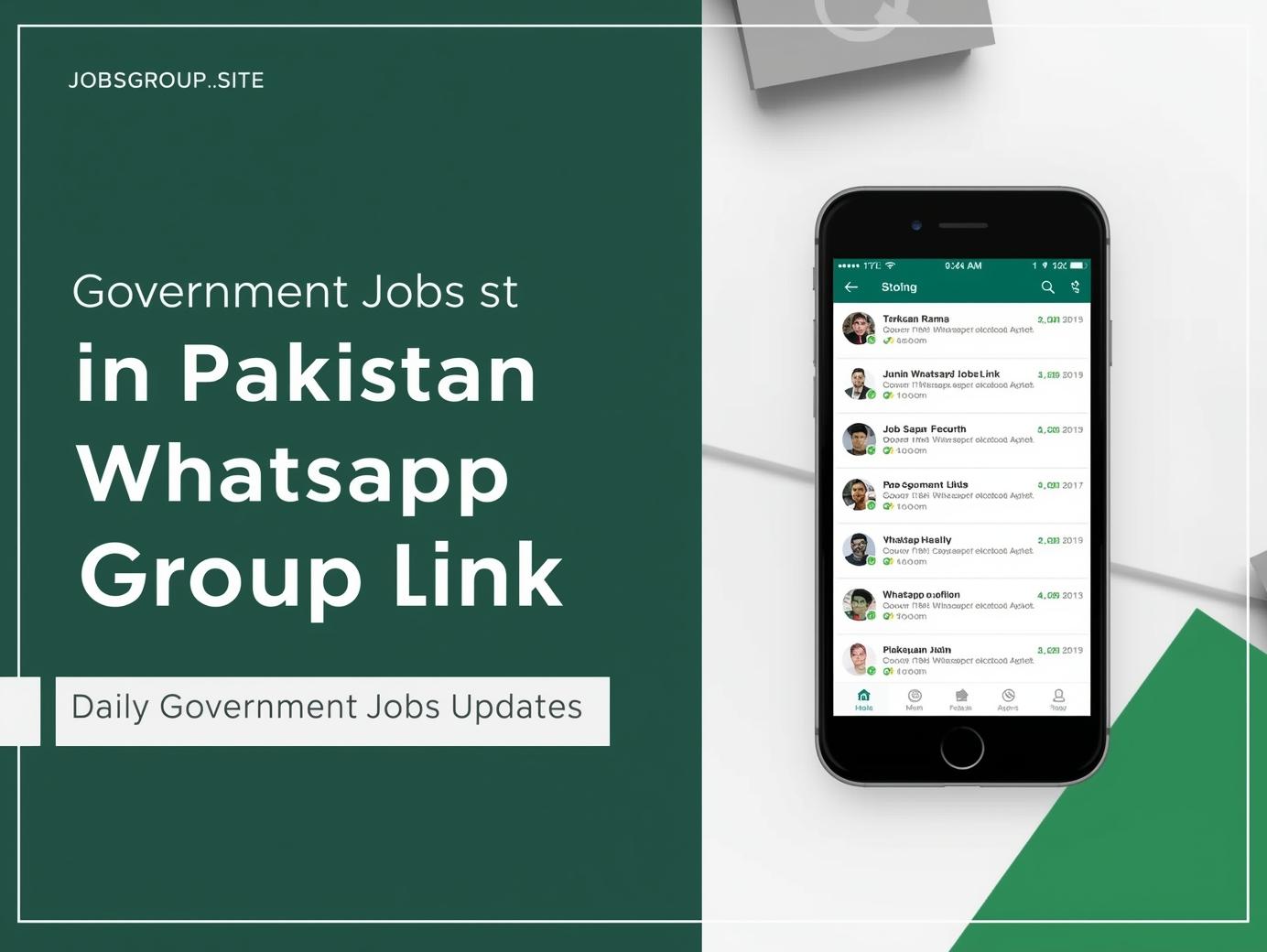 Government Jobs in Pakistan WhatsApp Group Link – Daily Government Job Updates