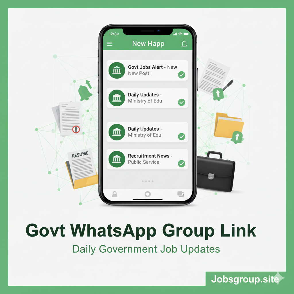 Govt WhatsApp Group Link – Join for Daily Government Job Updates